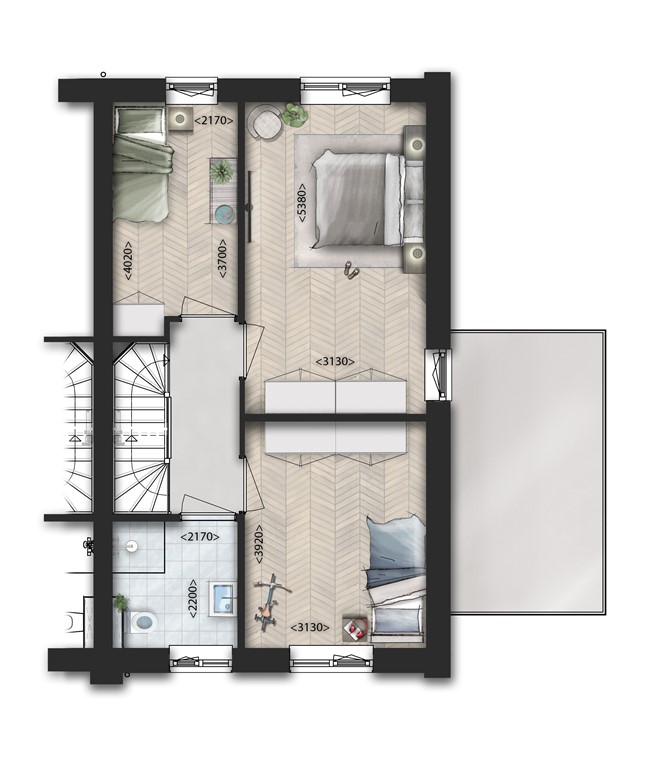 mediumsize floorplan